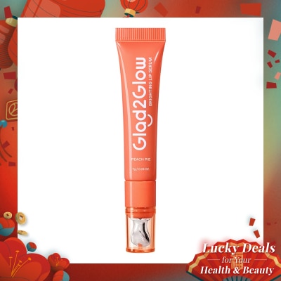 GLAD2GLOW Brightening Lip Serum Peach Pie 7g