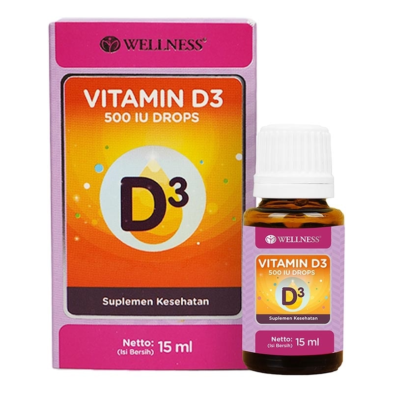 Vitamin D3 500 IU Drops 15ml
