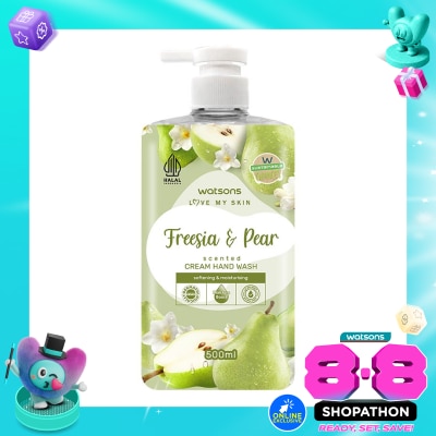WATSONS COLLECTION - Fresia & Pear Scented Cream Hand Wash 500ml image