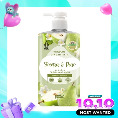 WATSONS COLLECTION Fresia & Pear Scented Cream Hand Wash 500ml image