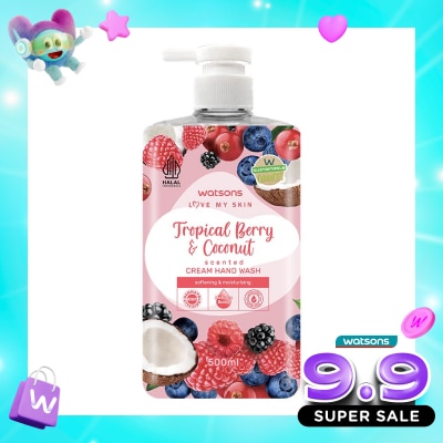 WATSONS COLLECTION - Tropical Berry & Coconut Scented Cream Hand Wash 500ml image