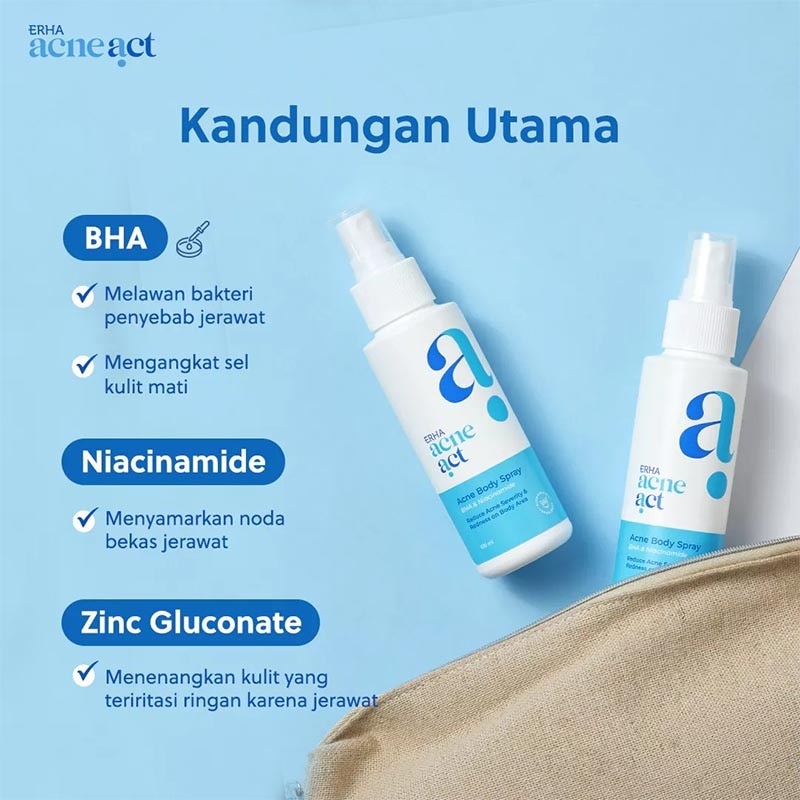 AcneAct BHA & Allantoin Acne Back Spray 100ml