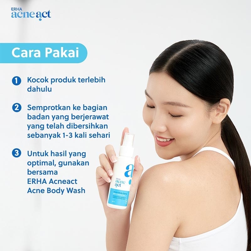 AcneAct BHA & Allantoin Acne Back Spray 100ml