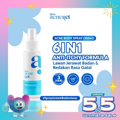 ERHA - AcneAct BHA & Allantoin Acne Back Spray 100ml