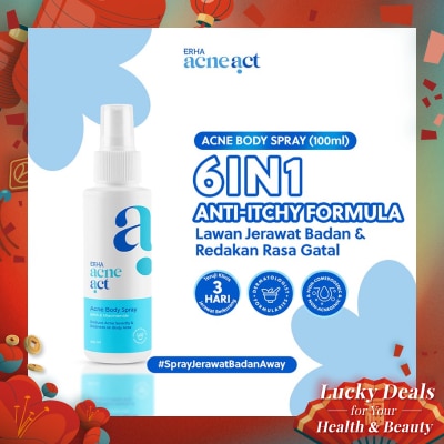 ERHA AcneAct BHA & Allantoin Acne Back Spray 100ml