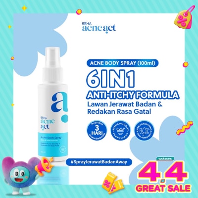 ERHA - AcneAct BHA & Allantoin Acne Back Spray 100ml