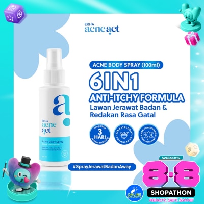 ERHA - AcneAct BHA & Allantoin Acne Back Spray 100ml image