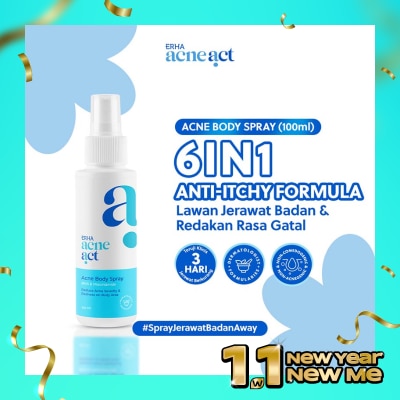 ERHA AcneAct BHA & Allantoin Acne Back Spray 100ml
