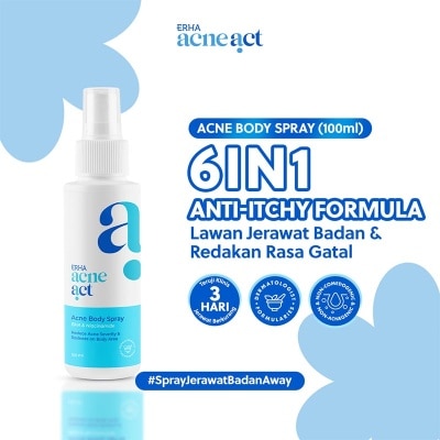 ERHA AcneAct BHA & Allantoin Acne Back Spray 100ml