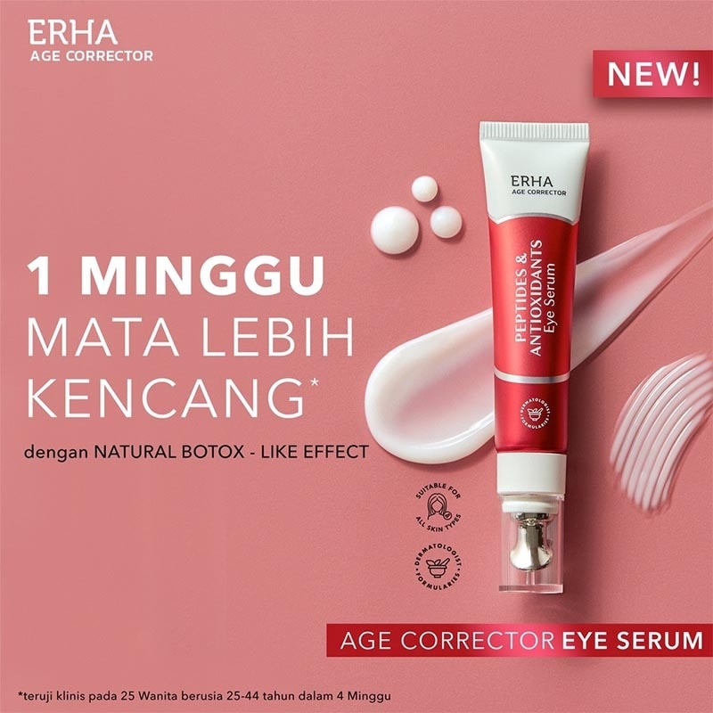 ERHA AGE CORRECTOR EYE SERUM 15GR NEW