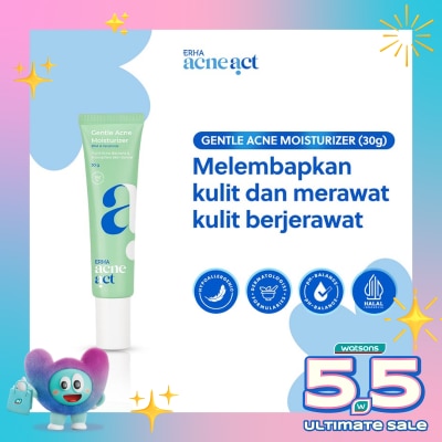 ERHA - AcneAct BHA & Ceramide Gentle Acne Moisturizer 30g