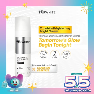 ERHA - Truwhite Niacinamide & Starfish Essence Brightening Night Cream 30g