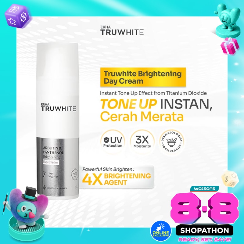 Truwhite Arbutin & Panthenol Brightening Day Cream 30g image