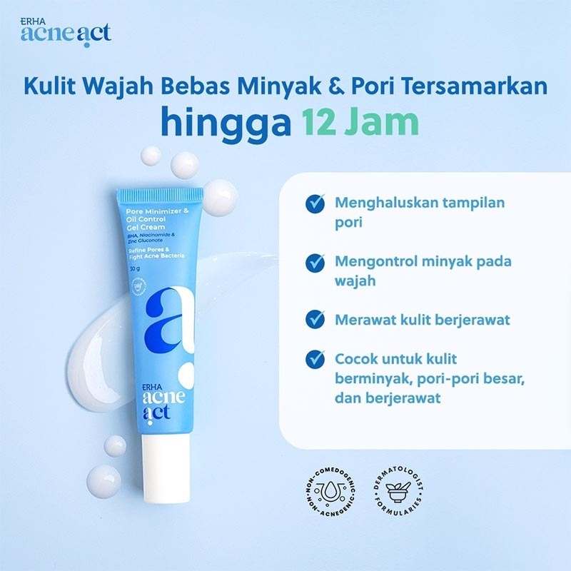 ERHA ACNEACT PORE/M &OC GEL CRM 30GR NEW