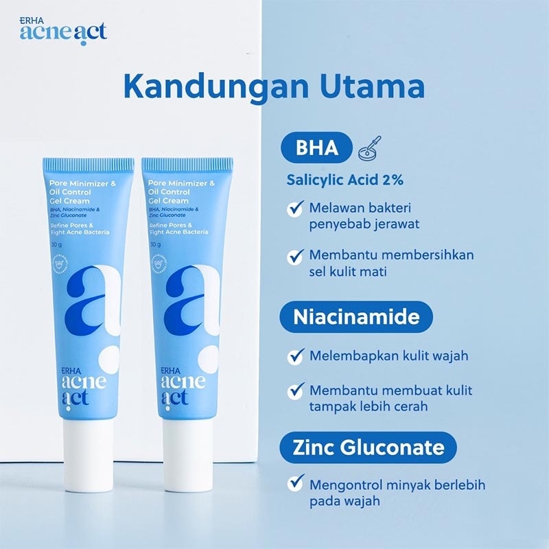 ERHA ACNEACT PORE/M &OC GEL CRM 30GR NEW