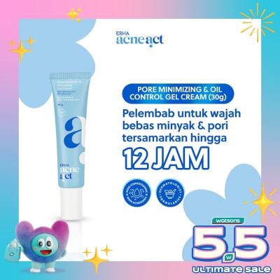 ERHA - Acneact Pore Minimizer & Oil Control Gel Cream 30g