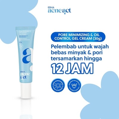 ERHA Acneact Pore Minimizer & Oil Control Gel Cream 30g