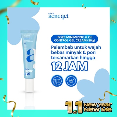 ERHA Acneact Pore Minimizer & Oil Control Gel Cream 30g