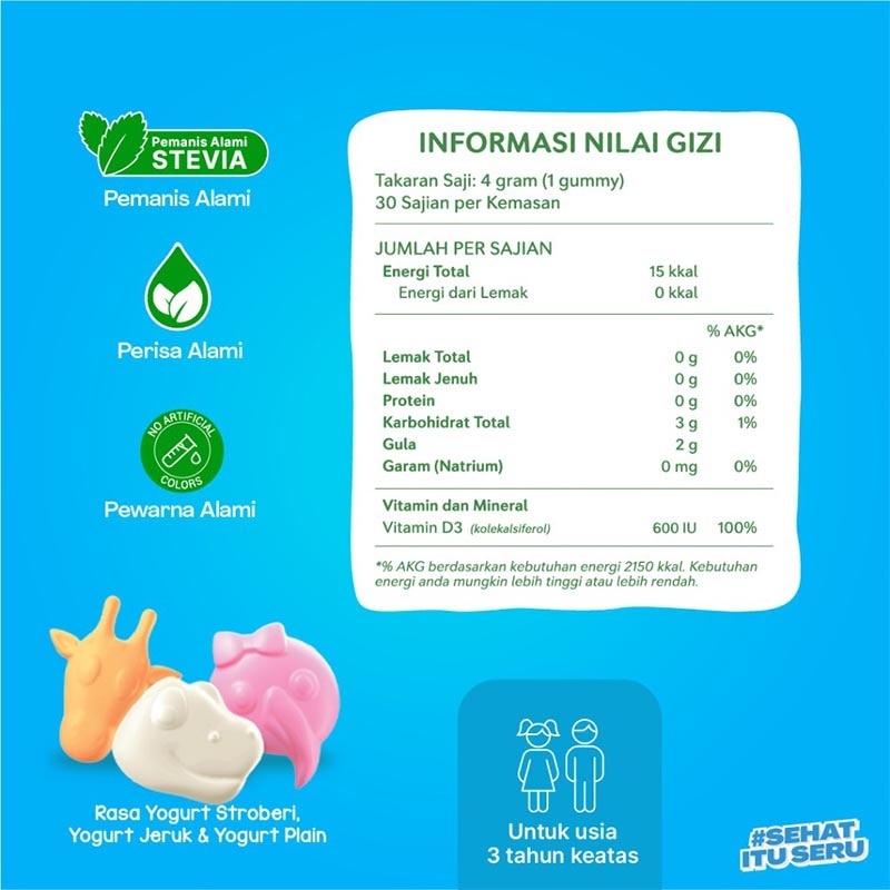 Vitamin D+ Gummy 30'S