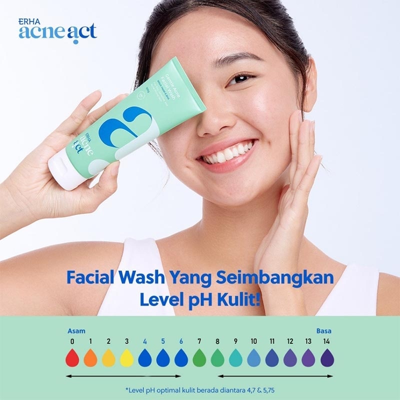 AcneAct Witch Hazel & BHA Gentle Acne Facial Wash 100g