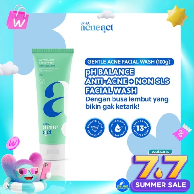 ERHA - AcneAct Witch Hazel & BHA Gentle Acne Facial Wash 100g