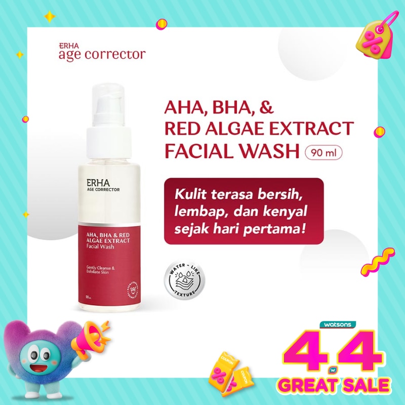 Age Corrector AHA, BHA & Red Algae Extract Facial Wash 90ml