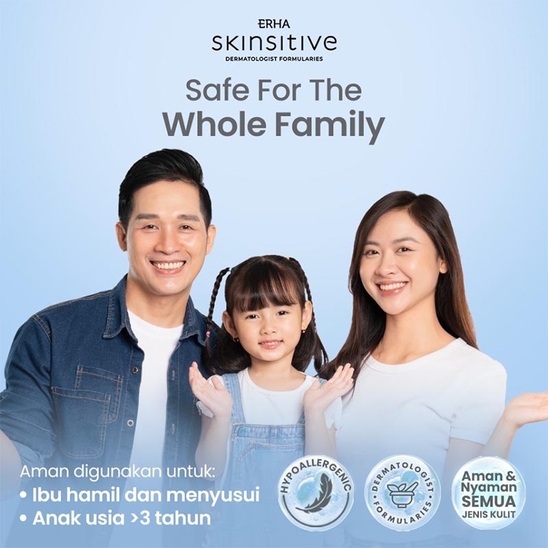 ERHA SKINSITIVE DF UC FACE WASH 80GR NEW