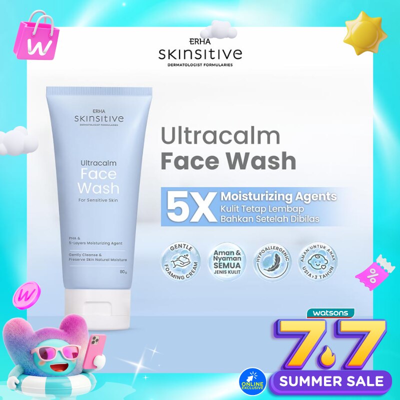 Skinsitive Ultracalm Face Wash 80g