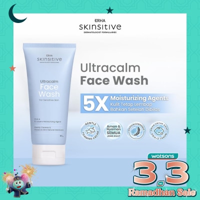 ERHA Skinsitive Ultracalm Face Wash 80g