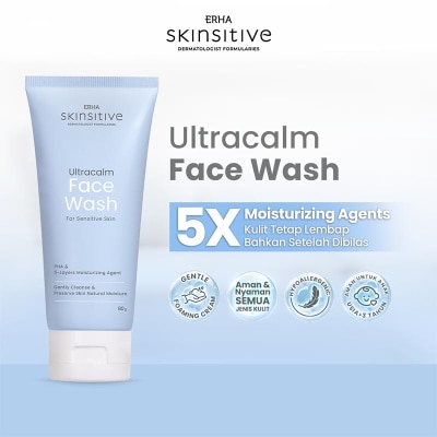 ERHA Skinsitive Ultracalm Face Wash 80g
