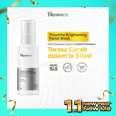 ERHA Truwhite Niacinamide & Pineapple Enzyme Brightening Facial Wash 90ml