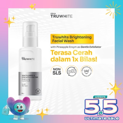 ERHA - Truwhite Niacinamide & Pineapple Enzyme Brightening Facial Wash 90ml
