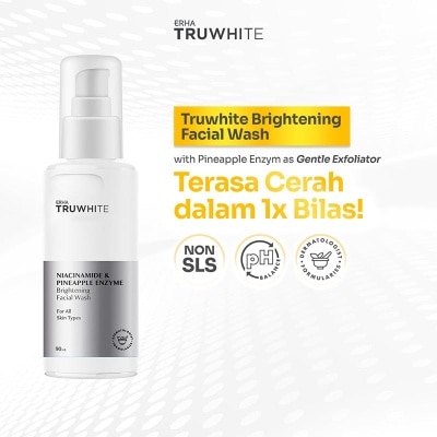 ERHA Truwhite Niacinamide & Pineapple Enzyme Brightening Facial Wash 90ml