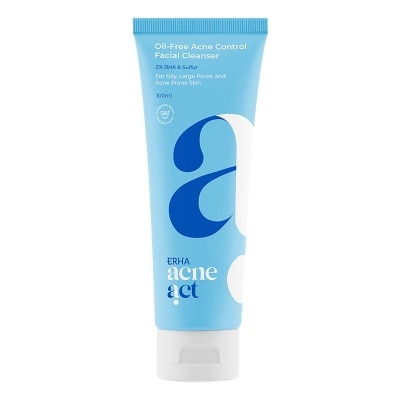 ERHA ERHA ACNEACT OILFREE &AA CLNSR 100ML NEW