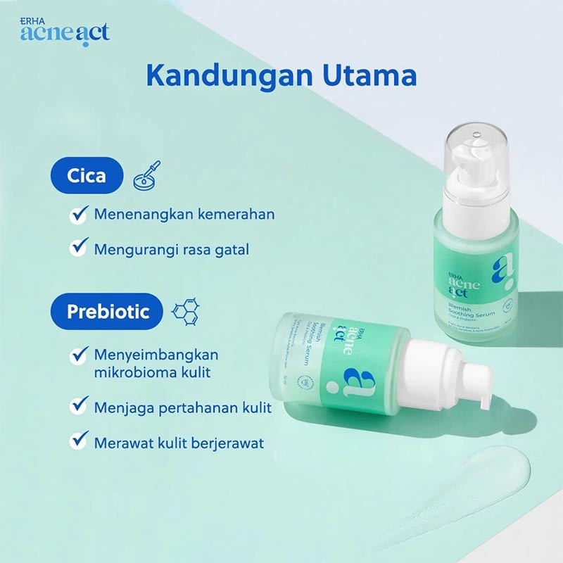 ERHA ACNEACT BLMISH SOOTH SERUM 30ML NEW