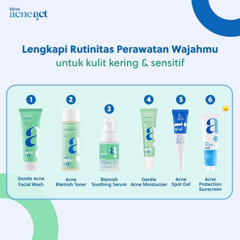 ERHA ACNEACT BLMISH SOOTH SERUM 30ML NEW