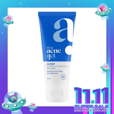 ERHA AcneAct ACSBP Acne Cleanser Scrub Beta Plus 60g