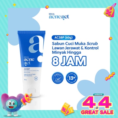 ERHA - AcneAct ACSBP Acne Cleanser Scrub Beta Plus 60g