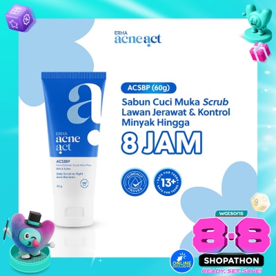 ERHA - AcneAct ACSBP Acne Cleanser Scrub Beta Plus 60g image