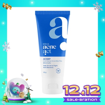 ERHA AcneAct ACSBP Acne Cleanser Scrub Beta Plus 60g