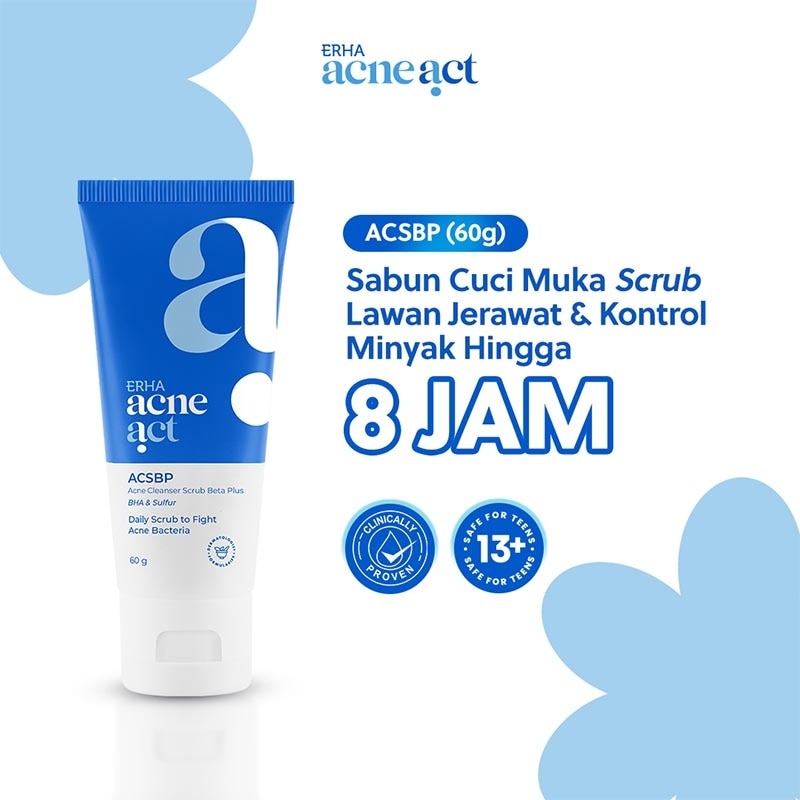 AcneAct ACSBP Acne Cleanser Scrub Beta Plus 60g