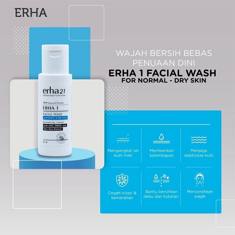 ERHA21 DF ERHA1 FW NORMAL SKIN 60ML NEW