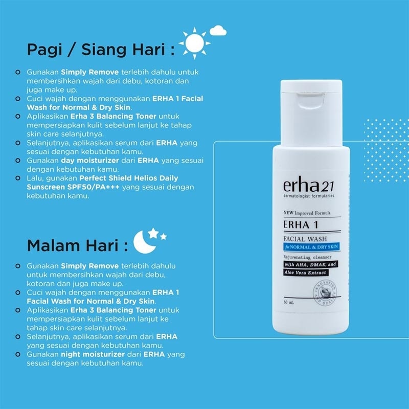 ERHA21 DF ERHA1 FW NORMAL SKIN 60ML NEW