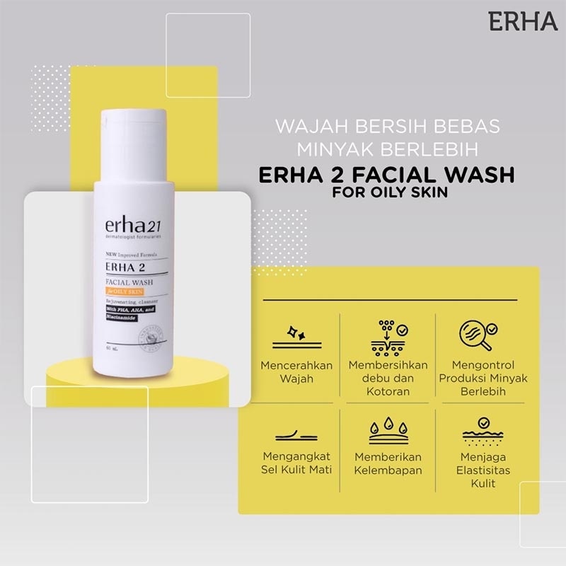 ERHA21 DF ERHA2 FW OILY SKIN 60ML NEW