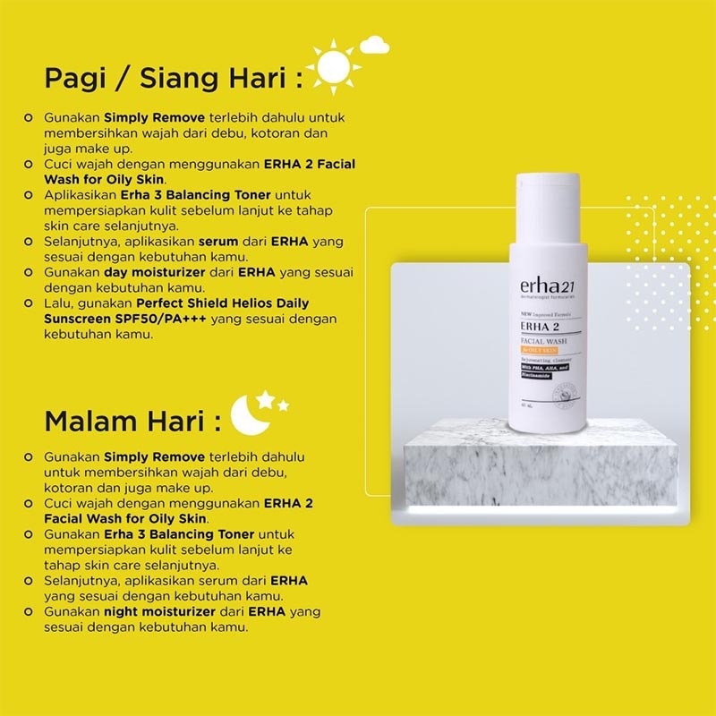 ERHA21 DF ERHA2 FW OILY SKIN 60ML NEW