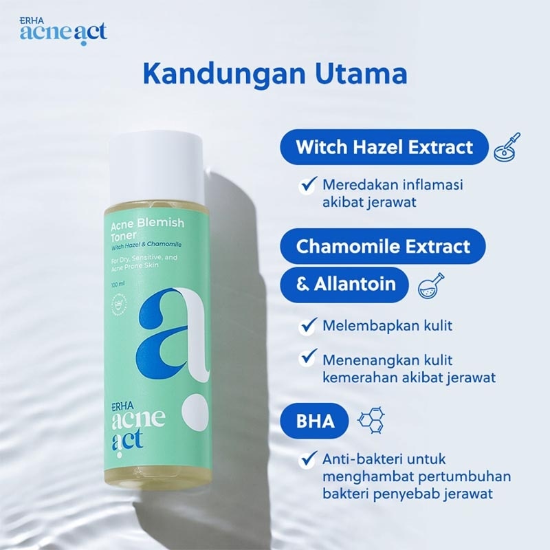 ERHA ACNEACT WH ACNE BLMSH TNR 100ML NEW