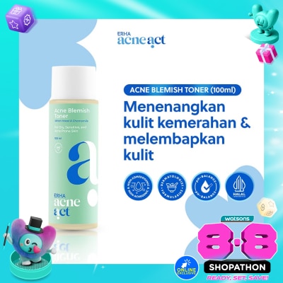 ERHA - AcneAct Witch Hazel & Chamomile Acne Blemish Toner 100ml image