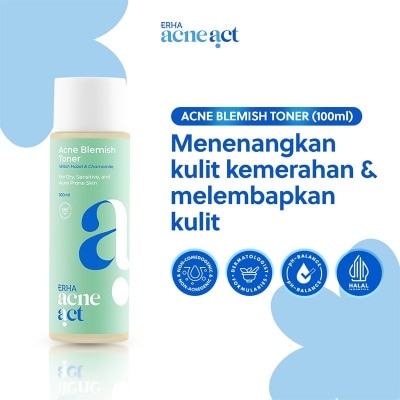 ERHA AcneAct Witch Hazel & Chamomile Acne Blemish Toner 100ml
