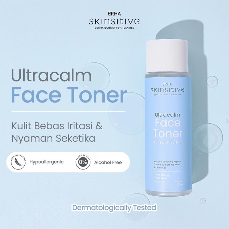 ERHA SKINSITIVE UC F/TONER 100ML NEW