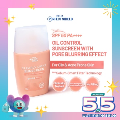 ERHA - Perfect Shield Clearly Light Sunscreen SPF50/PA++++ 30g
